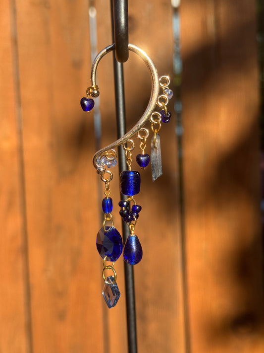 Sapphire Ear Cuff