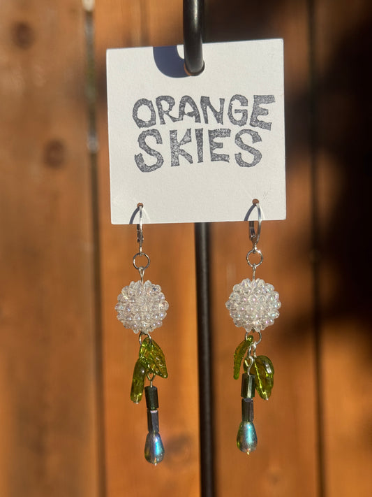 Dandelion Puff Earrings