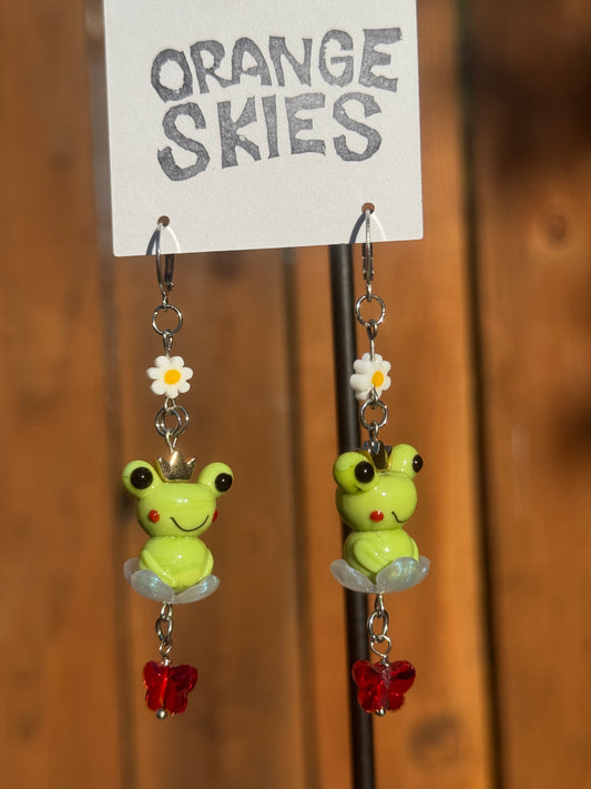 Frog Prince Earrings